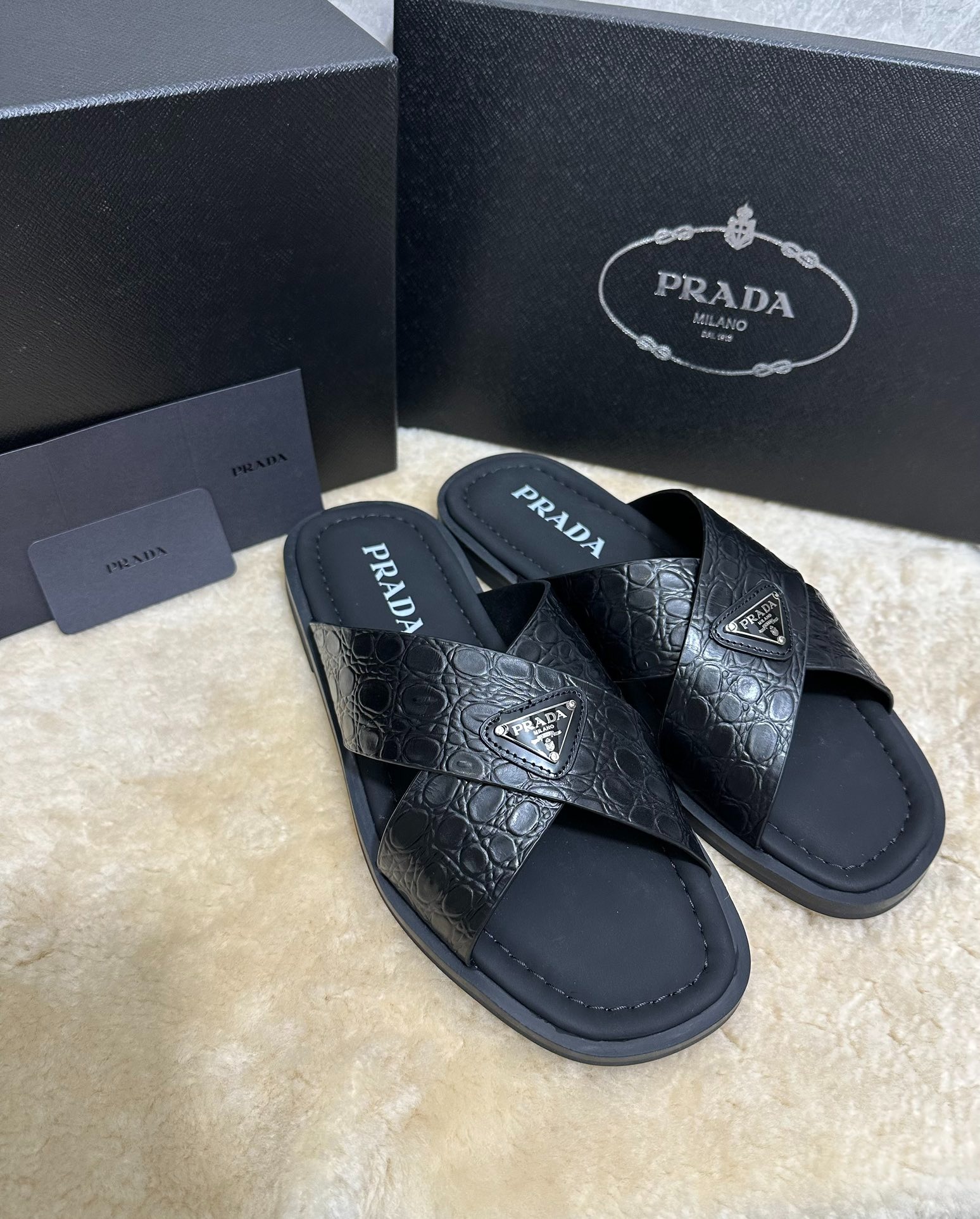 프*다 사피아노 퀴르 남자 샌들