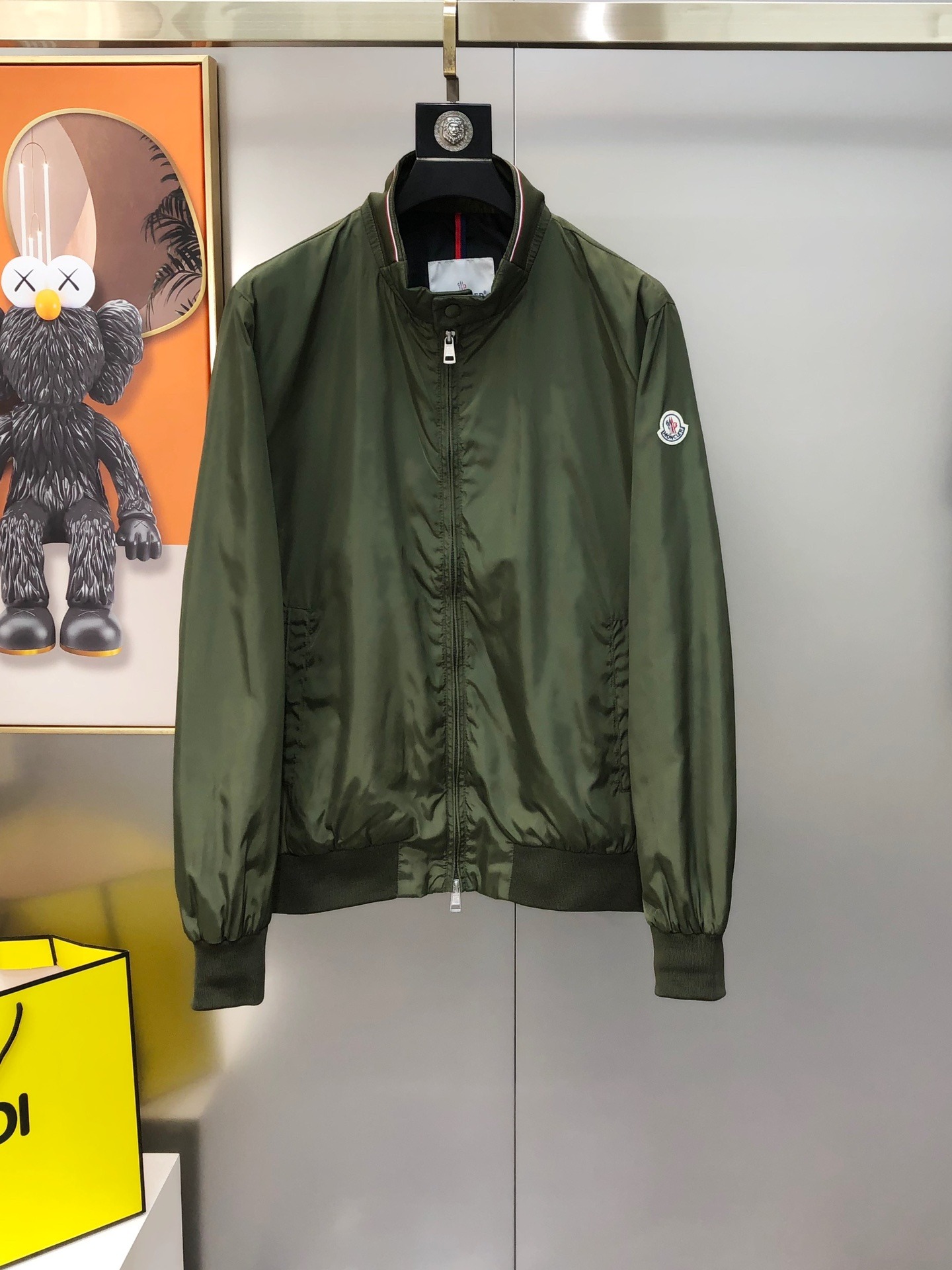 몽*레어 신상 남성 스탠드카라 트렌치코트