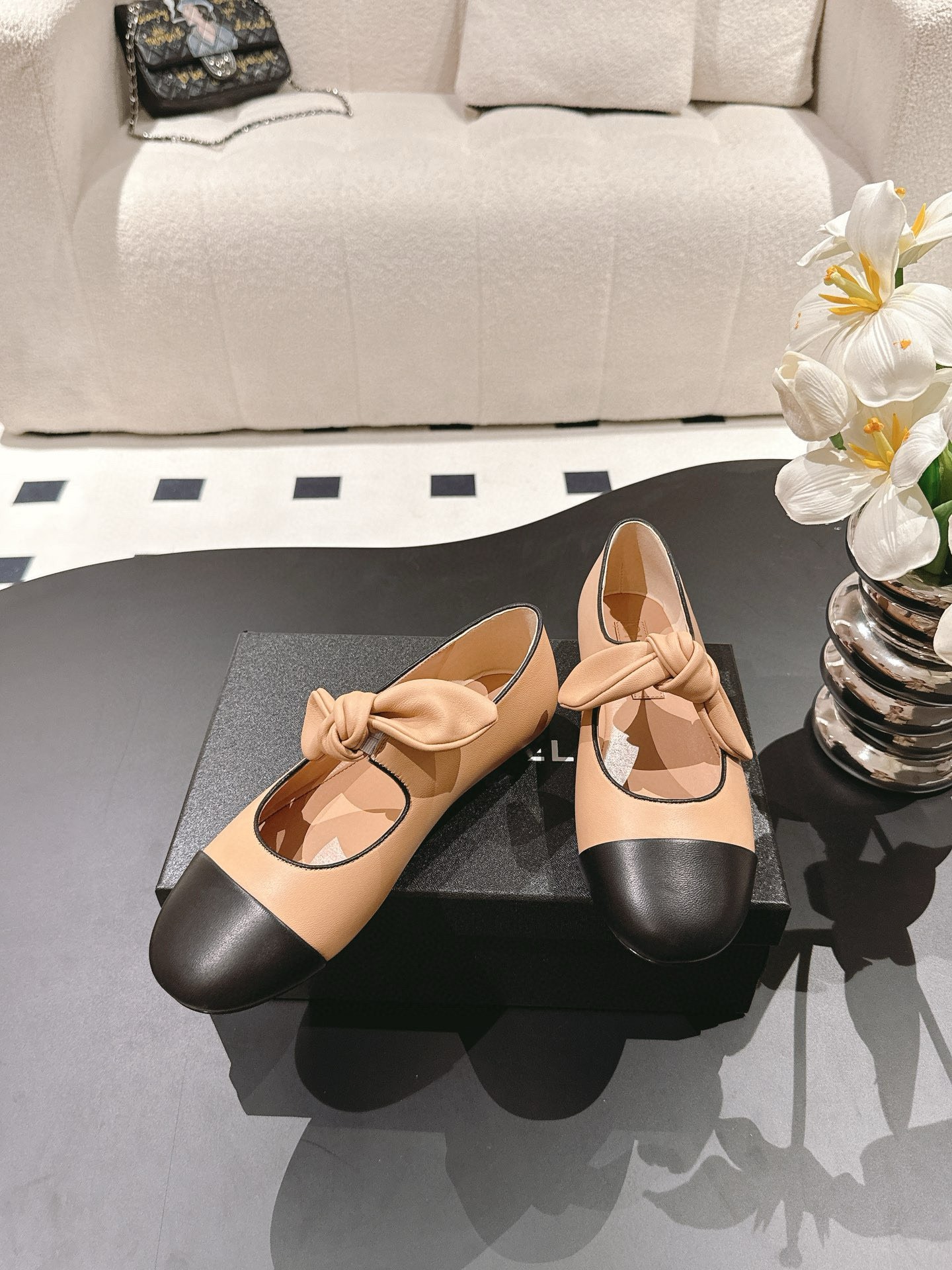 샤* 2025 신상 리본 메리제인 로퍼