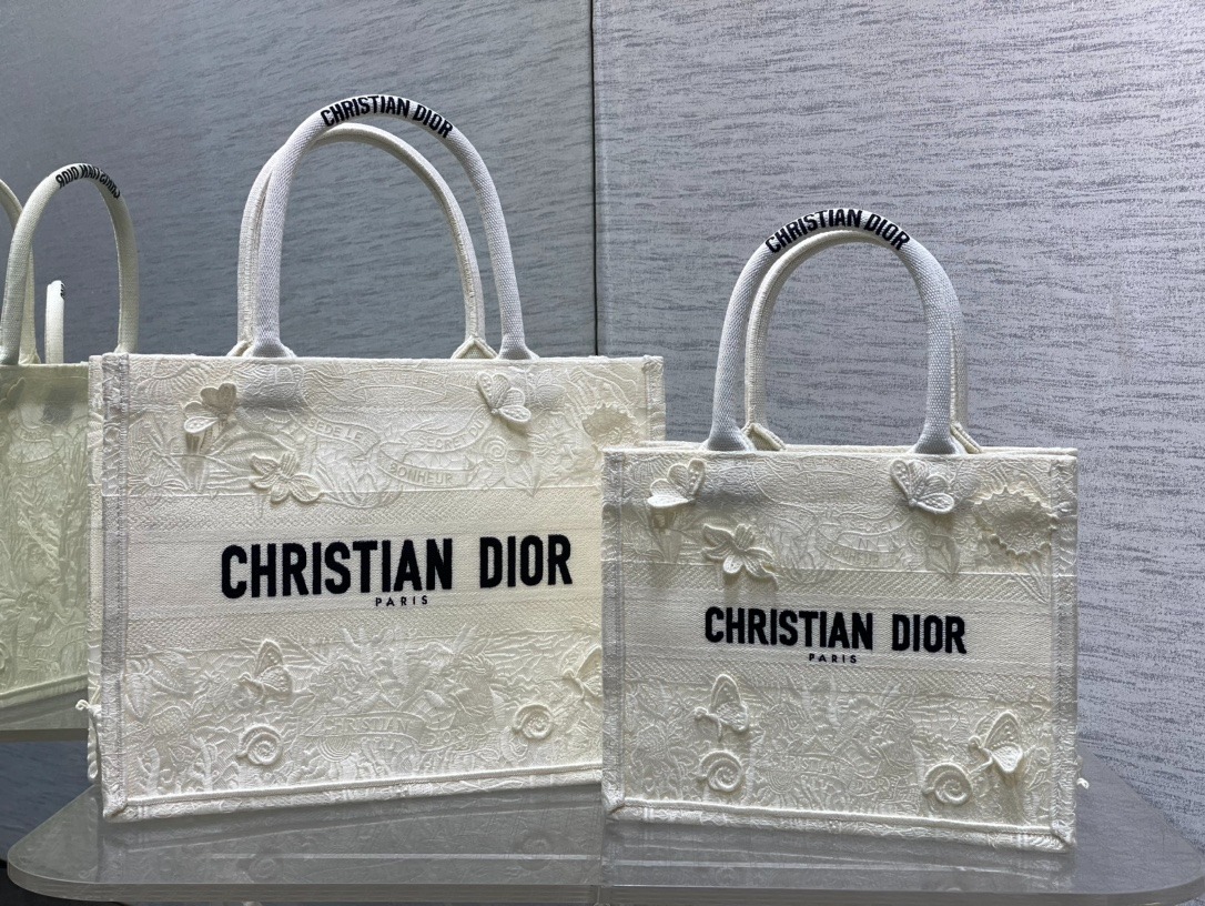 디올 라떼 북 토트백