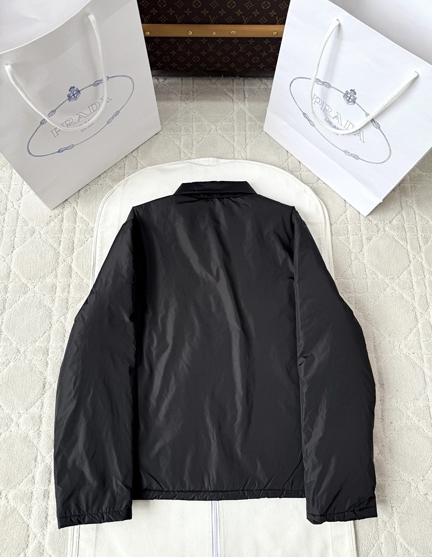 프*다 신상 재생 나일론 경량 패딩