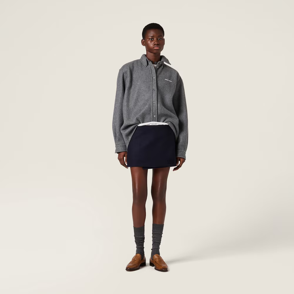 미우미우 플리스 셔츠