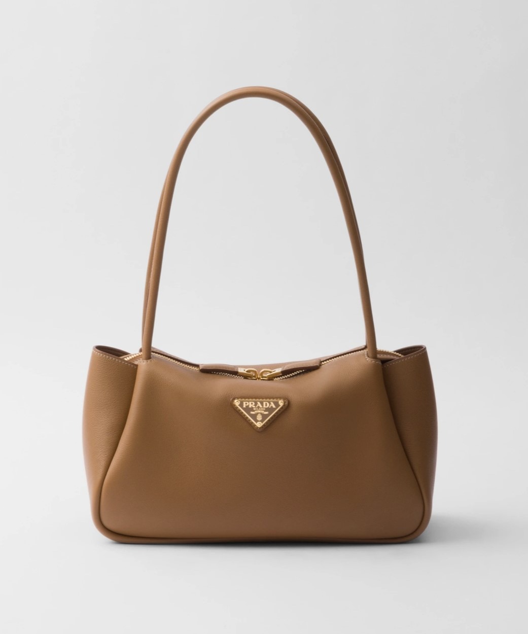 프라다 미디엄 가죽 숄더 백 1BA444