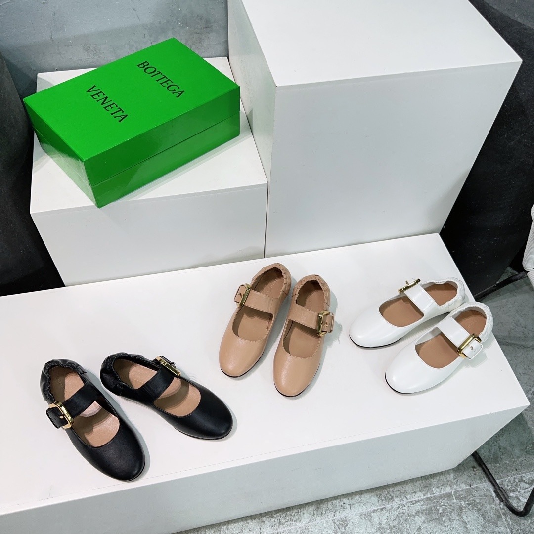 보*가베네타 메리제인 플랫슈즈