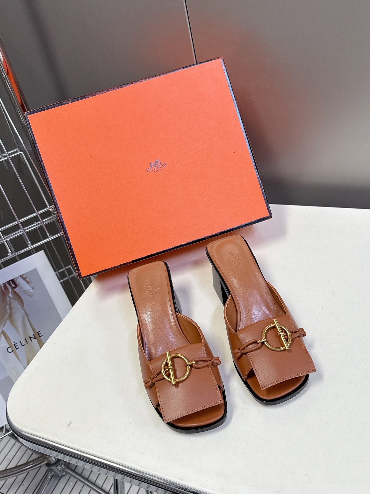 에*메스 봄여름 최신 통굽 슬리퍼