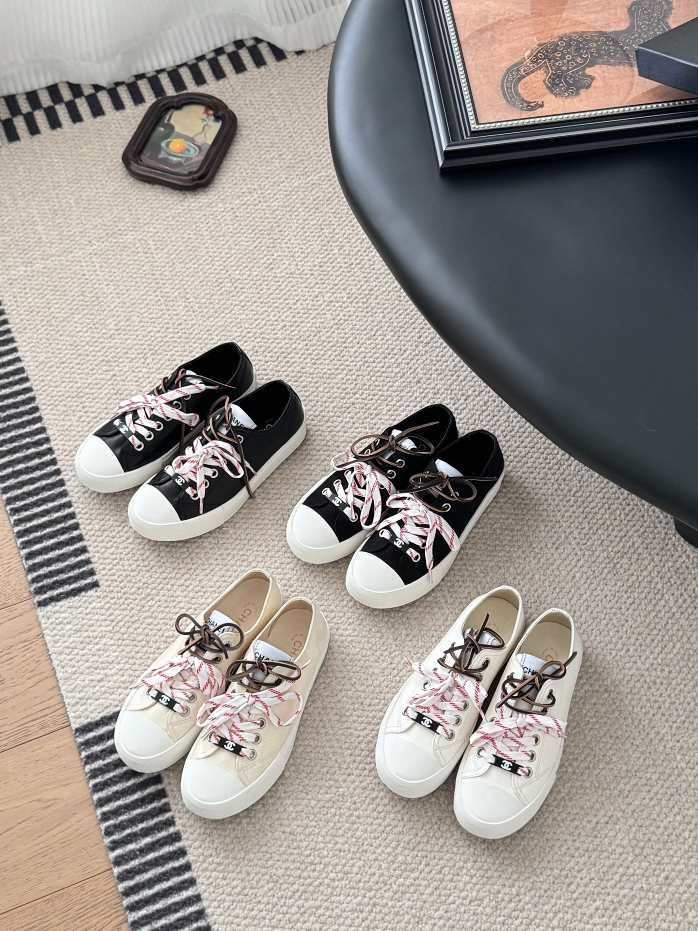 샤* 25K 신상 팬더 패치 스니커즈