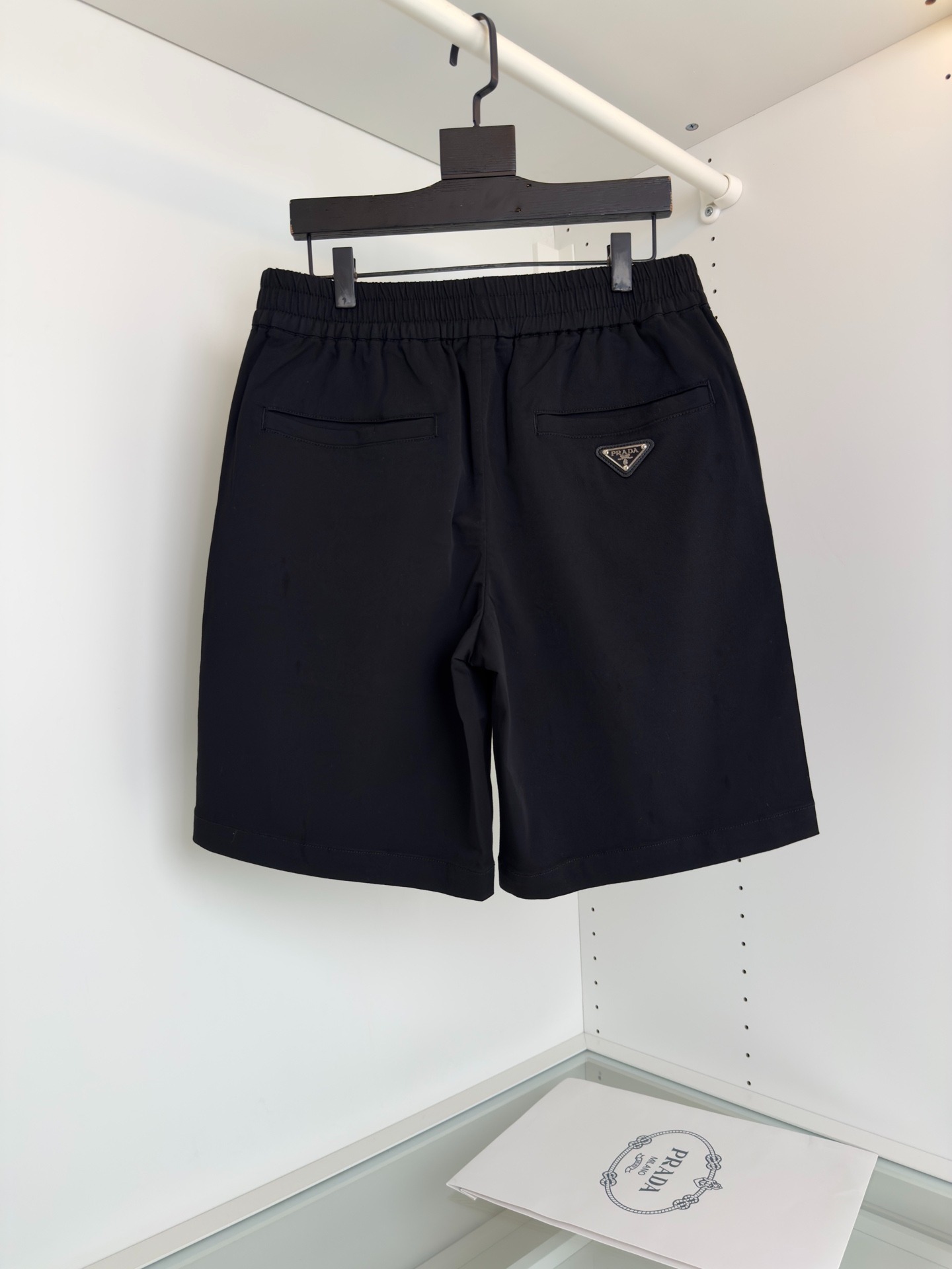 프*다 2025 여름 실크 코튼 캐주얼 반바지