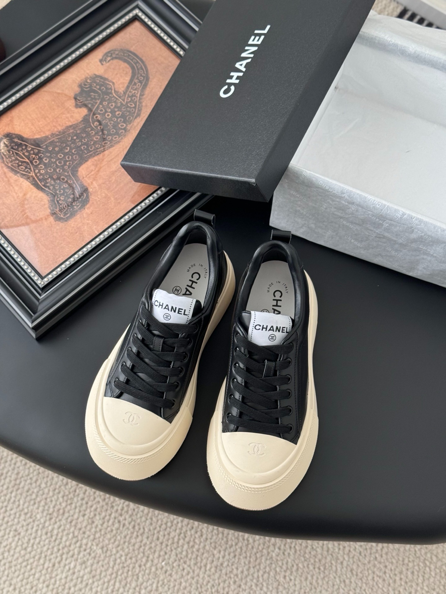 샤* 프리미엄 퀄리티 통굽 스니커즈