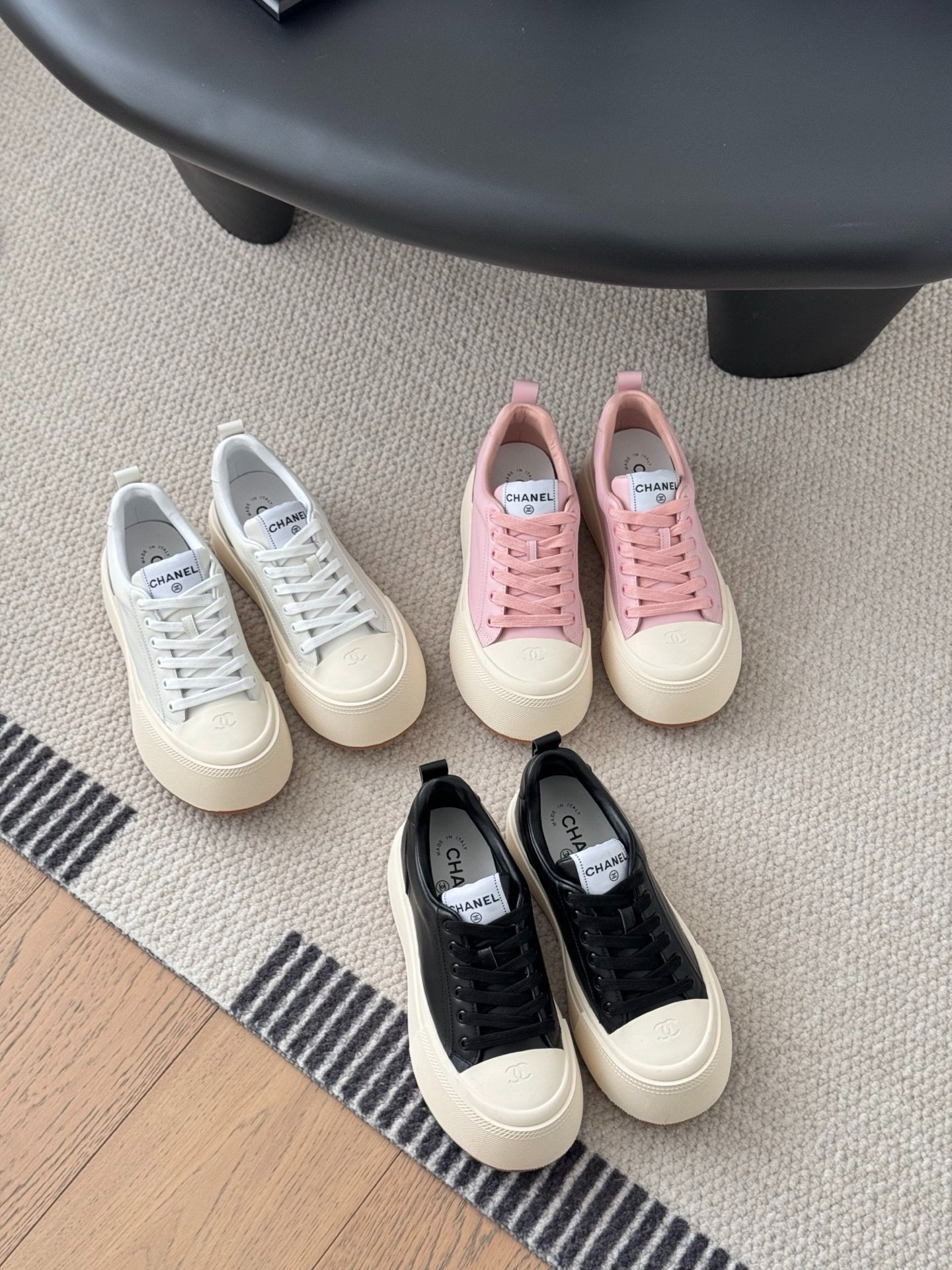 샤* 프리미엄 퀄리티 통굽 스니커즈