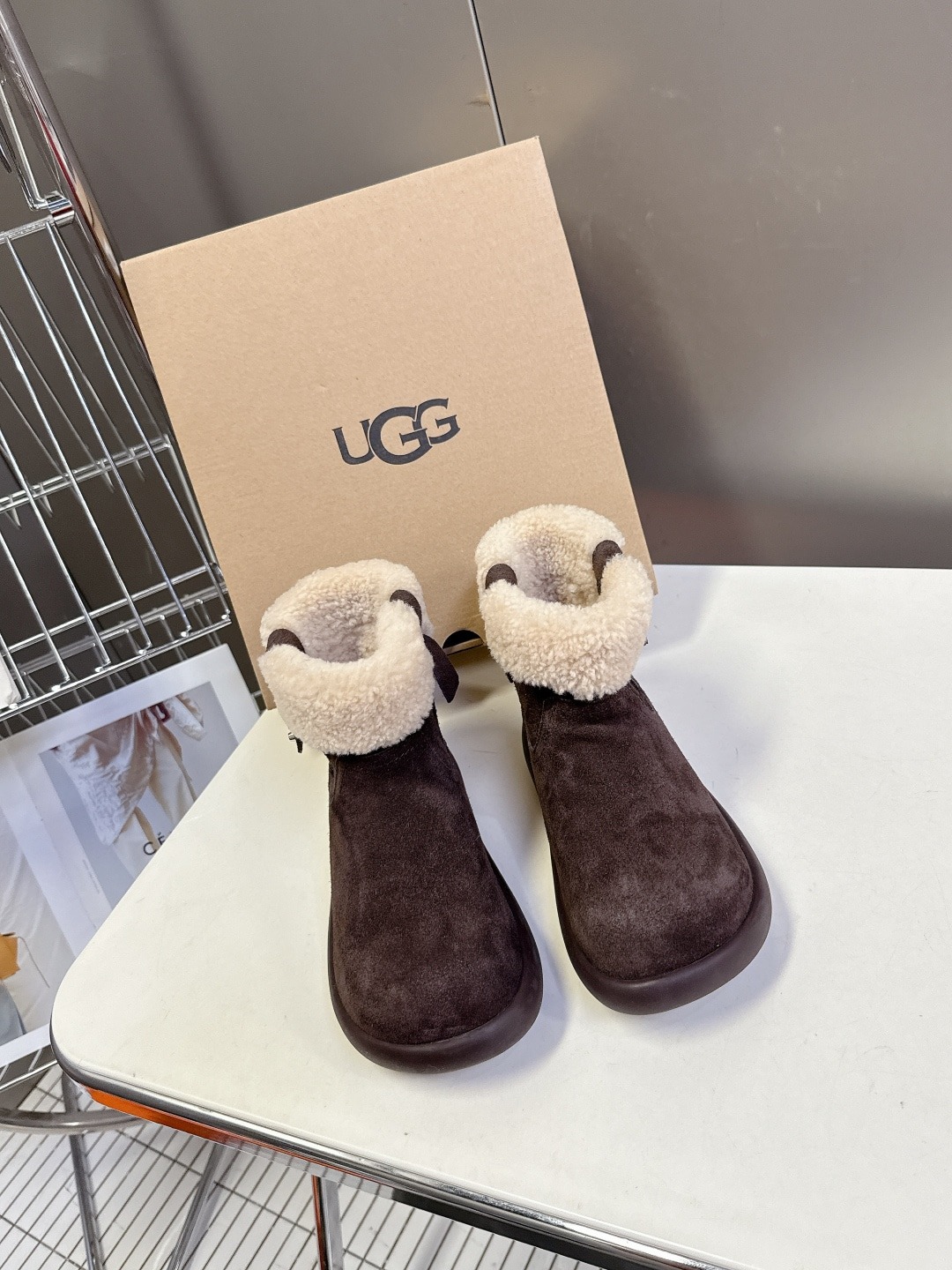 어* 신상 스노우 통굽 털슈즈