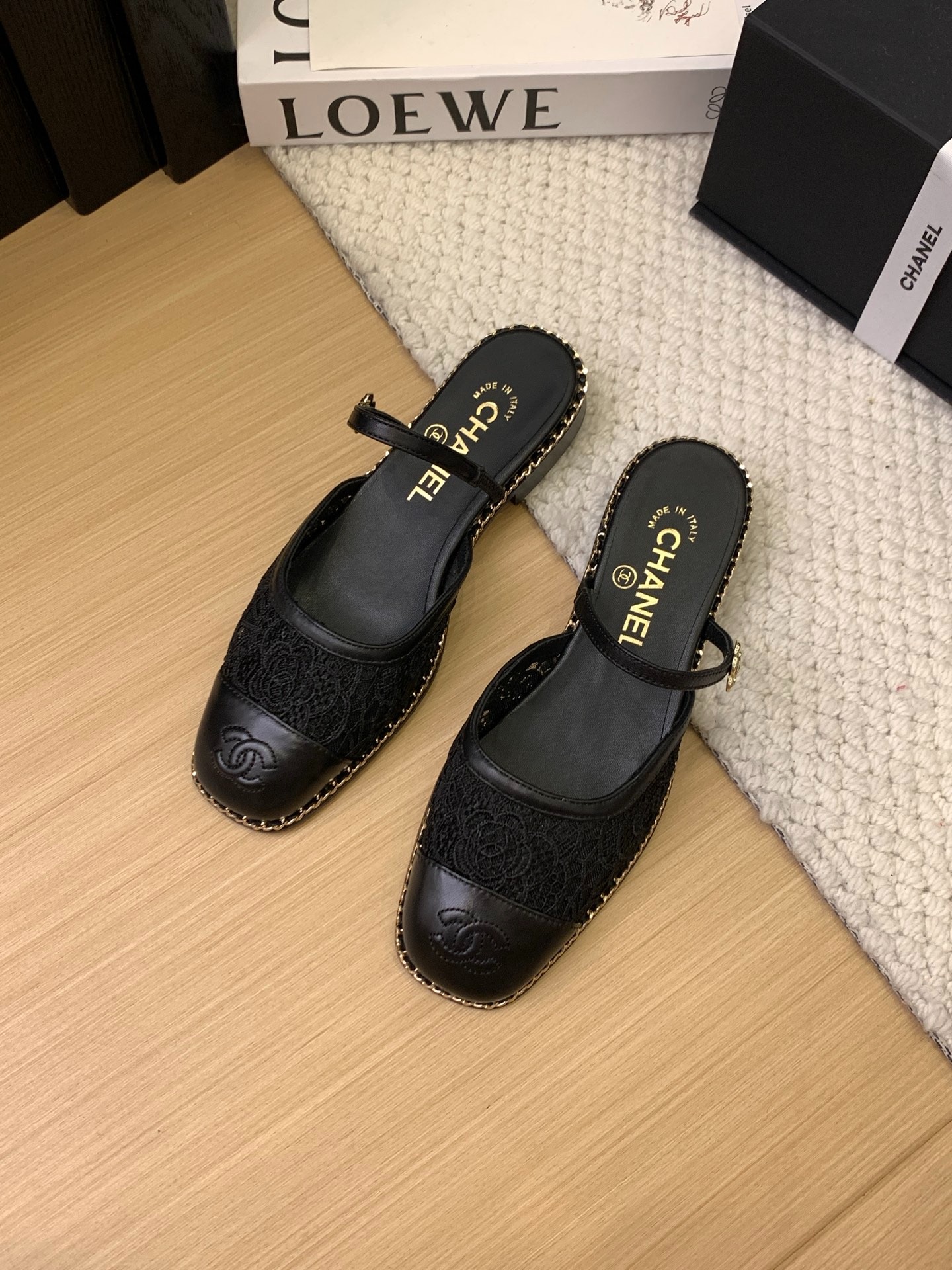 샤* 25 신상 플랫 체인 슬리퍼