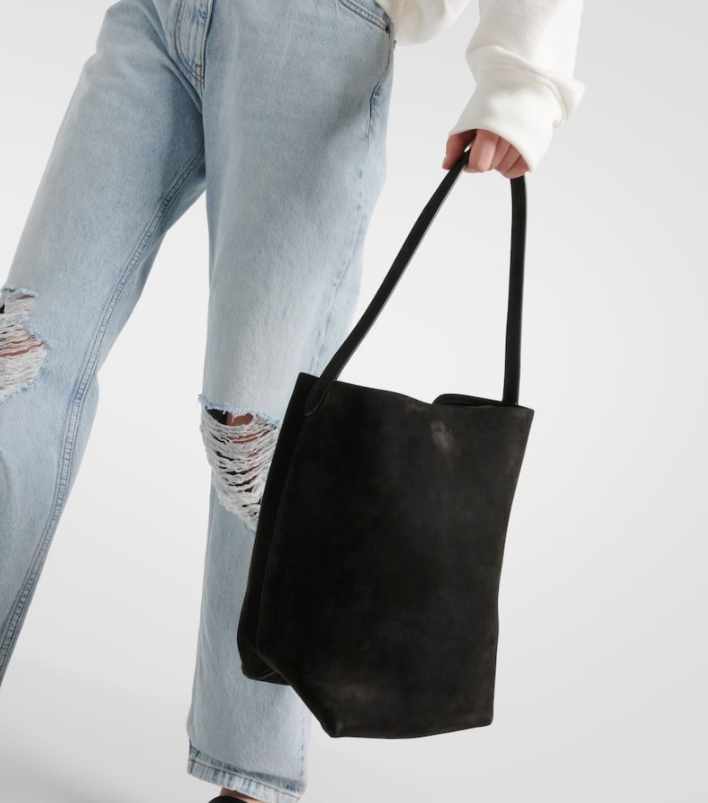 더로우 park N/S 미디엄 스웨이드 토드 백