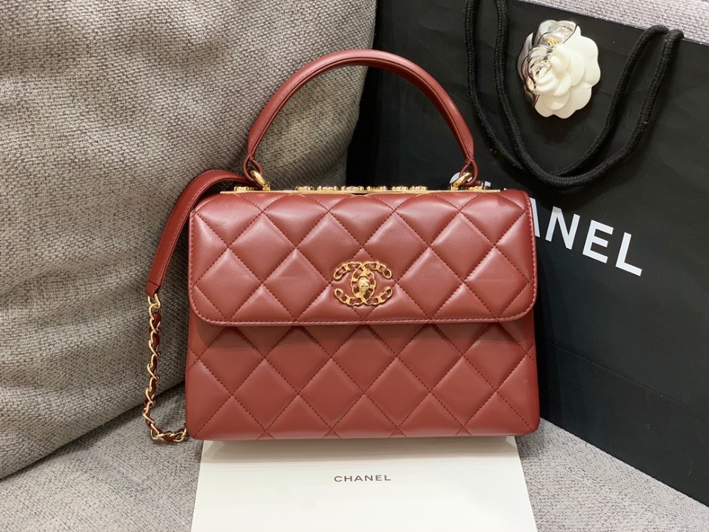 샤* 24C 트렌드 CC 탑핸들 플랩 백 