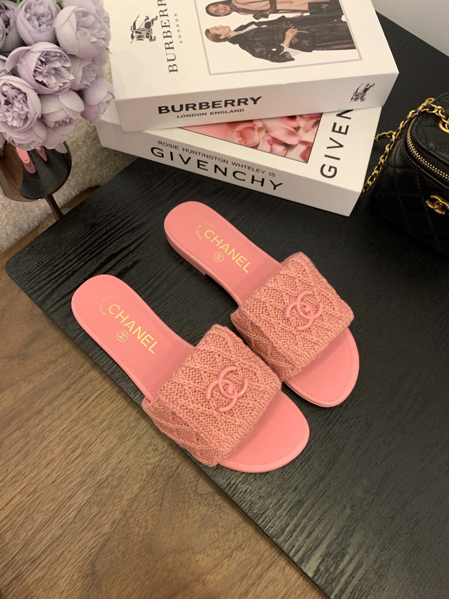 샤* 25 신상 니트 슬리퍼