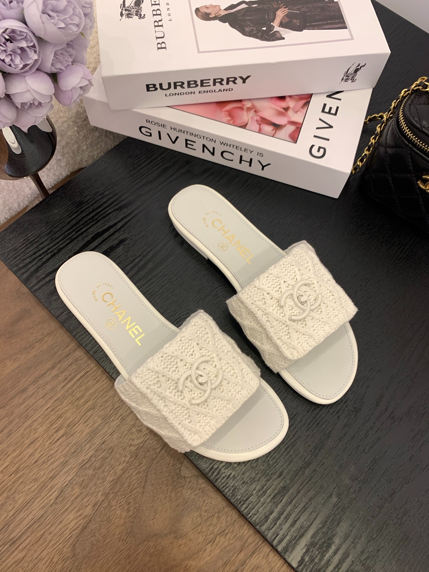 샤* 25 신상 니트 슬리퍼