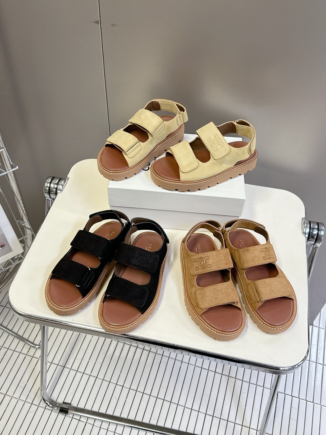 셀*느 봄여름 신상 빈티지 로마 샌들