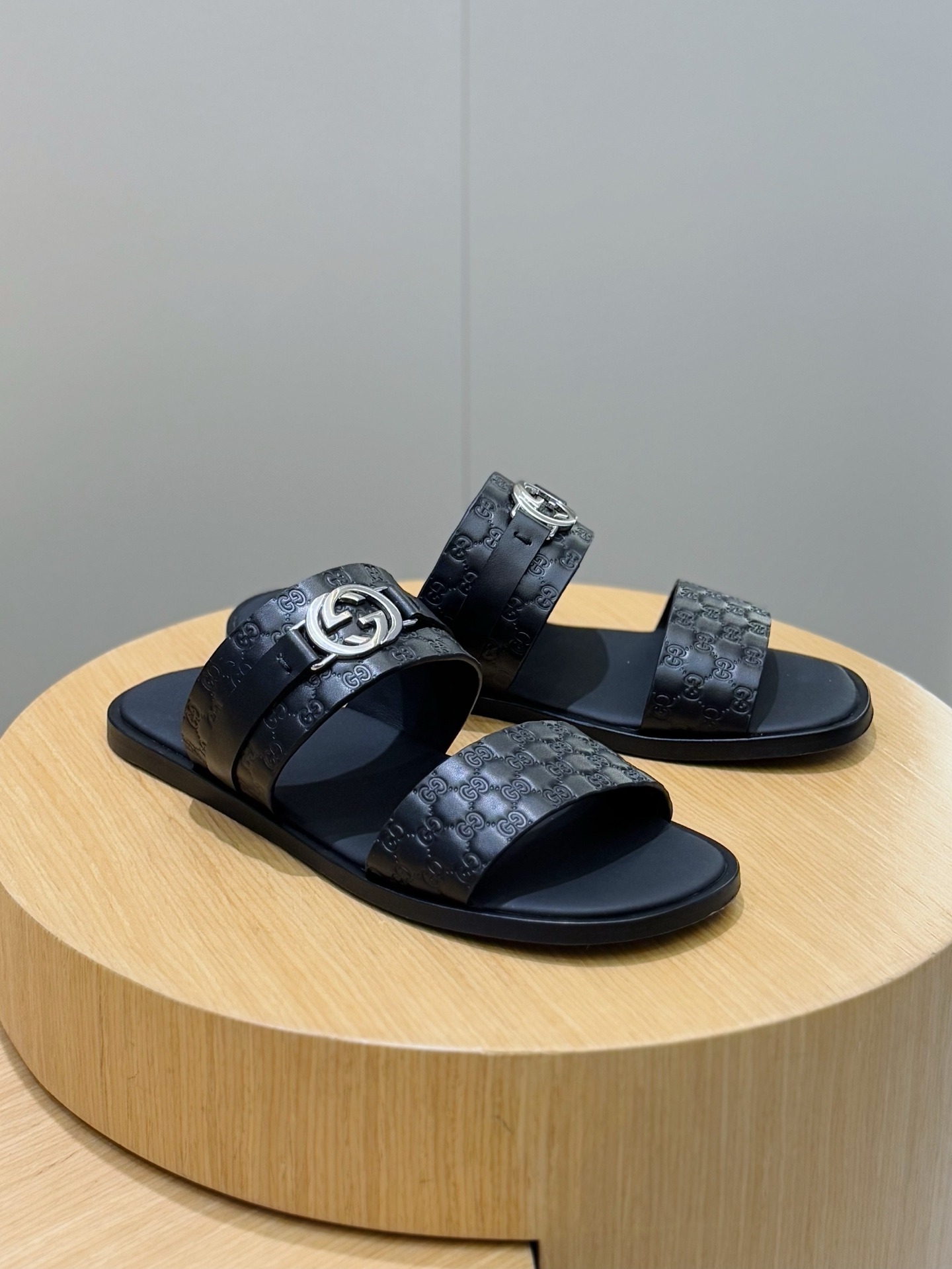 구* 남성 더블 G슬리퍼