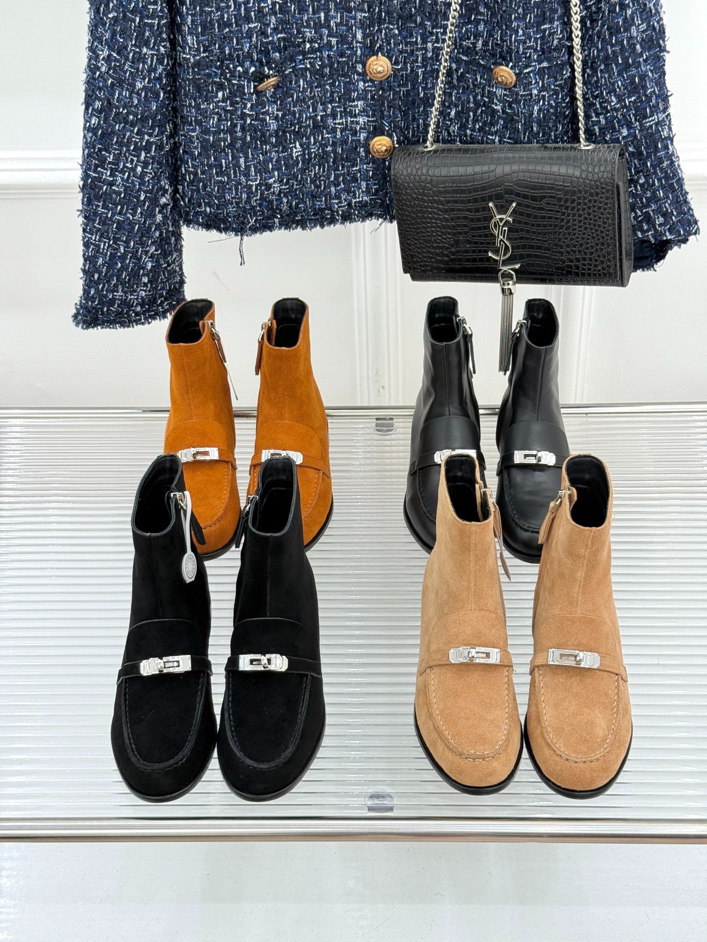 에*메스 25WF 신상 켈리 버클 플랫