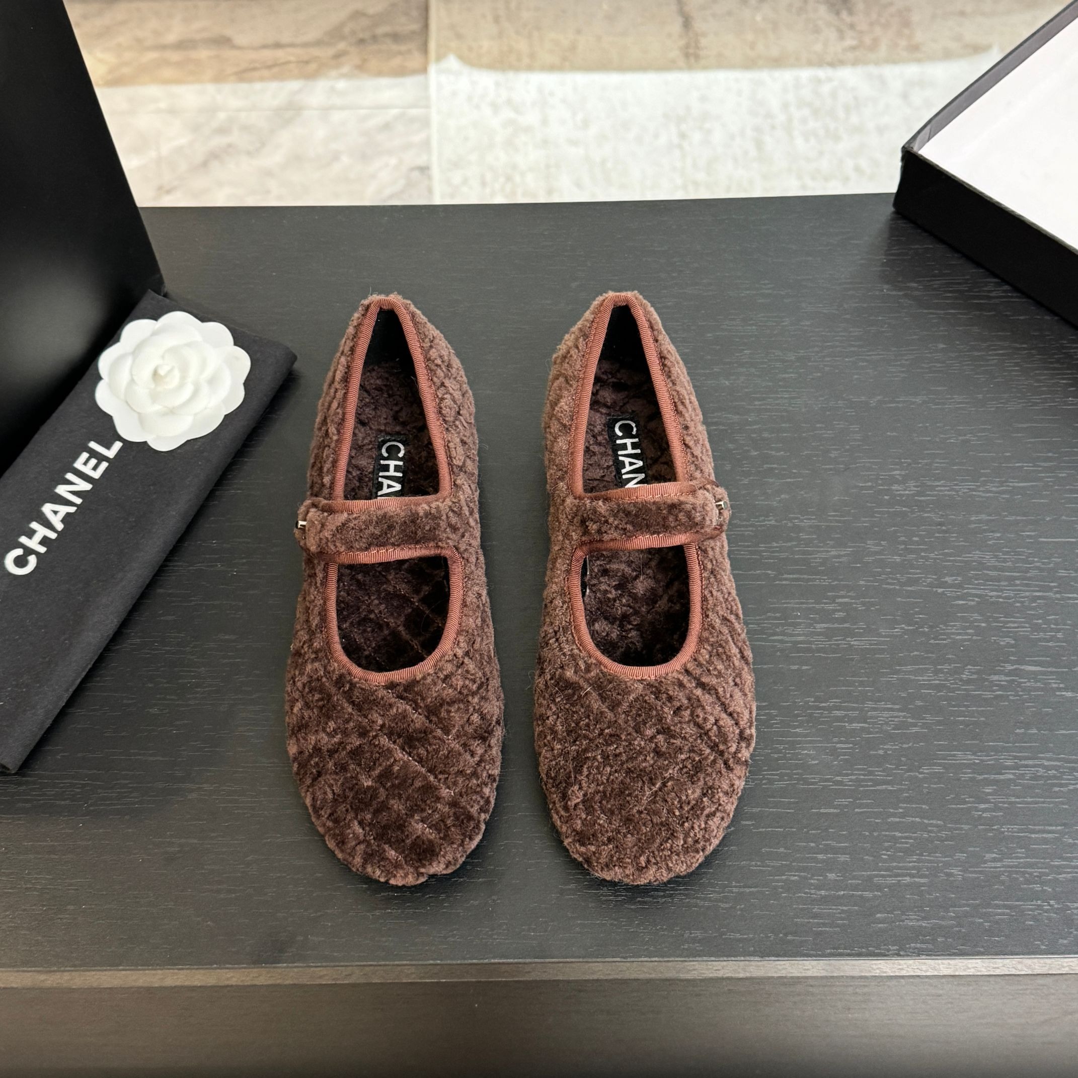 샤* 클래식 메리제인 털부츠