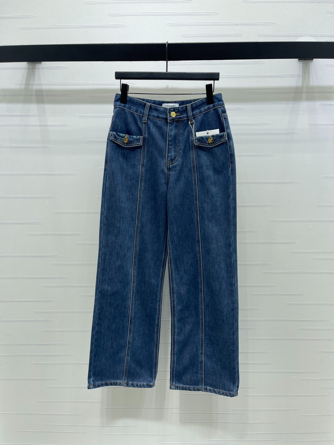 셀*느 25 신상 하이웨스트 일자 데님 팬츠