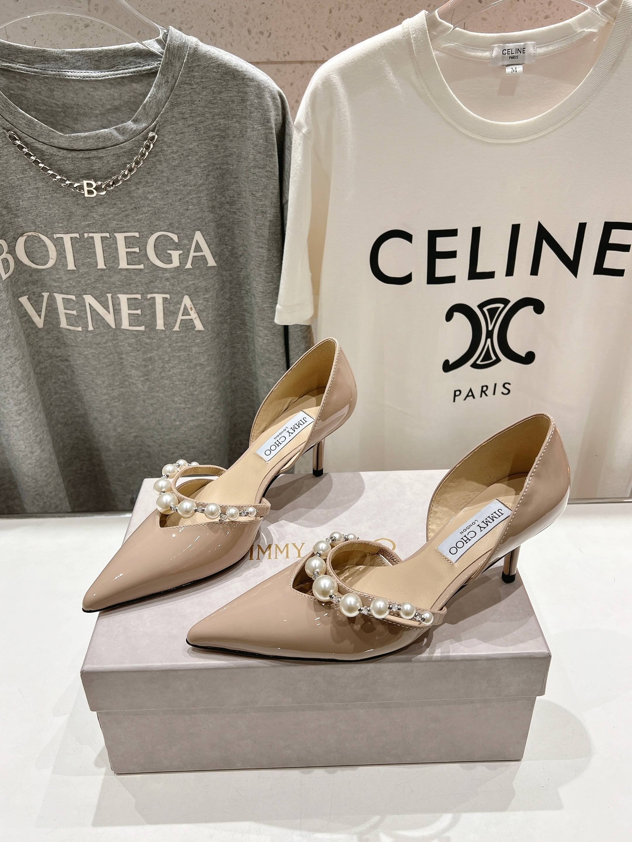 지*추 2025ss 봄여름 신상 심플 스틸레토 진주 펌프스