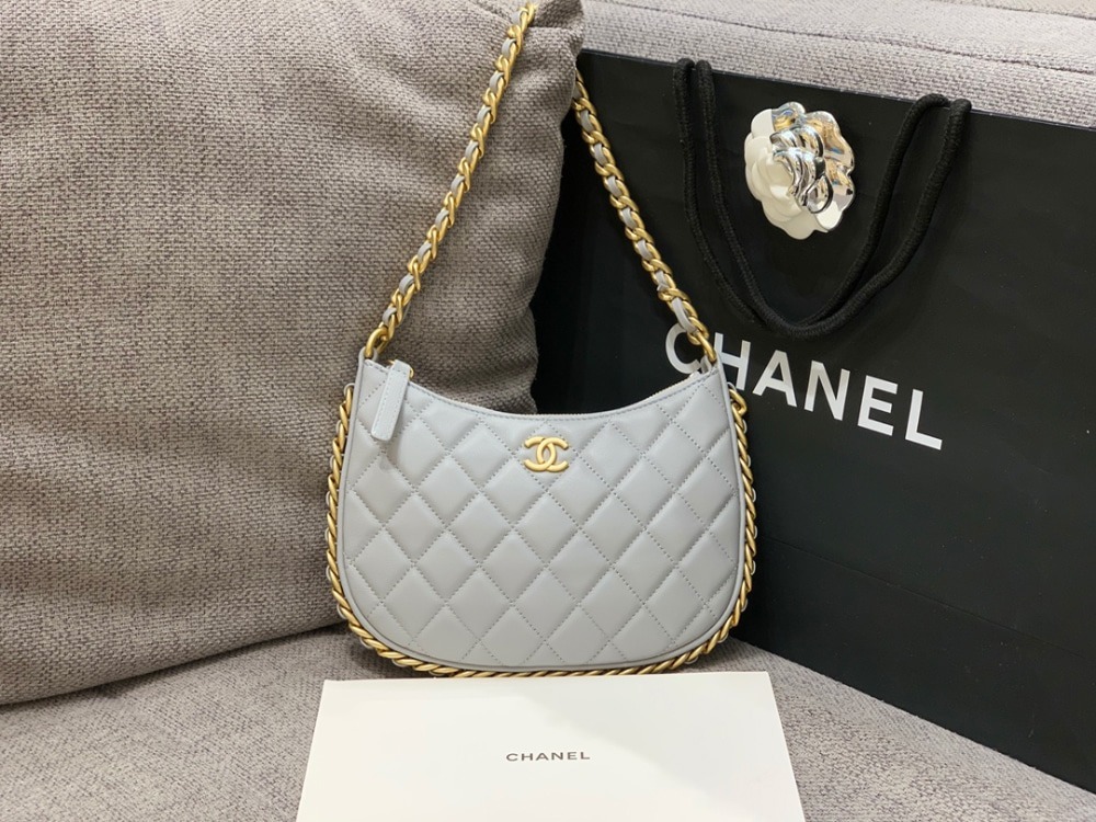 샤* 23B CC 로고 체인 호보백 