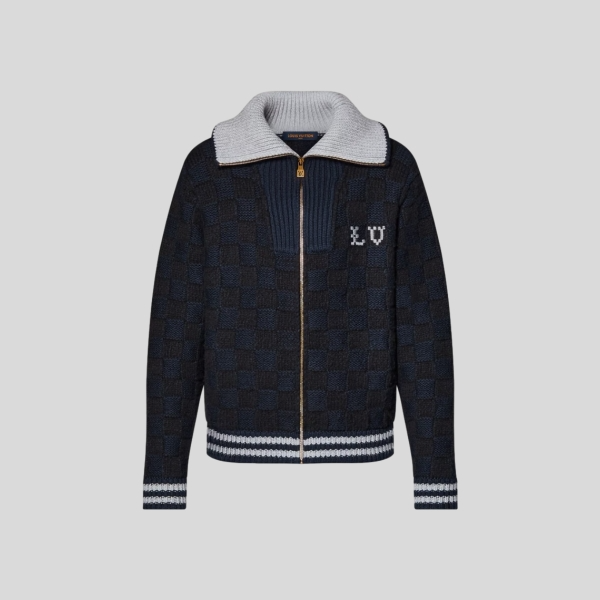 루이비통 다미에 니트 블루종