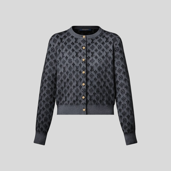 루이비통 브러시드 모노그램 가디건