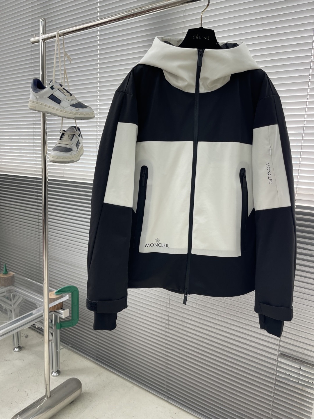 몽*레어 신상 블록 집업 패딩 점퍼