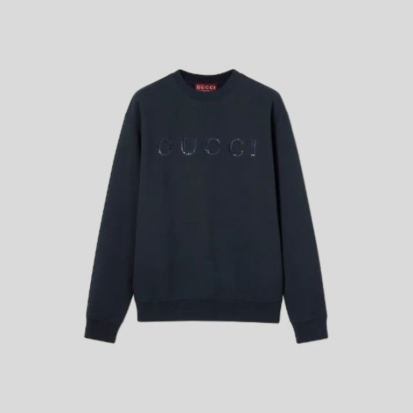 구찌 코튼 저지 스웨트셔츠