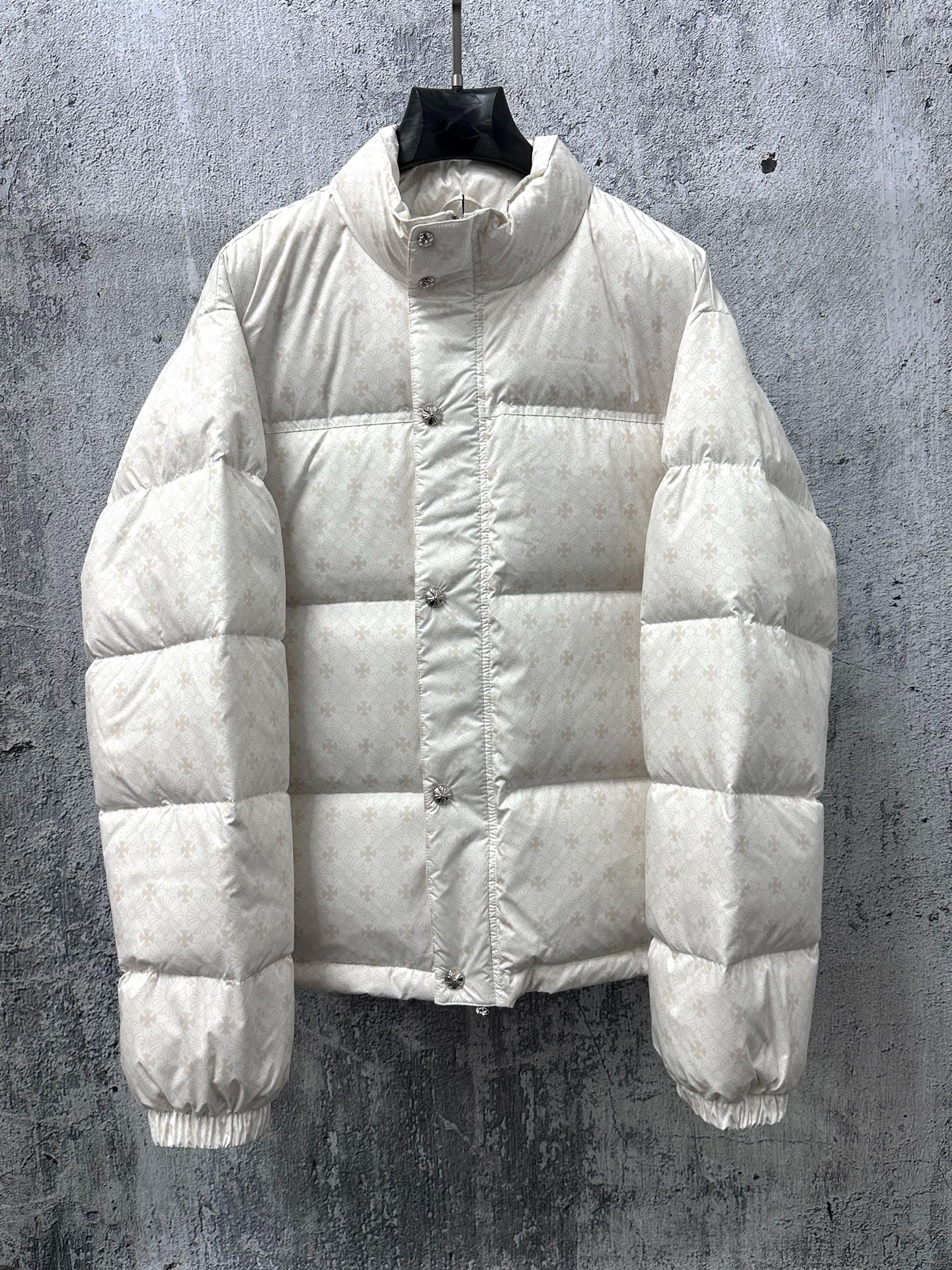 크*하츠 자카드 다운 패딩