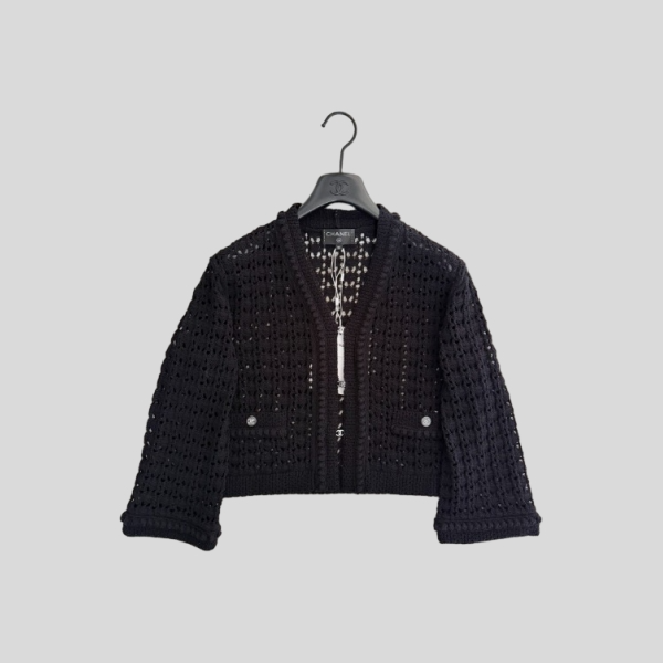샤넬 니트 숏 가디건