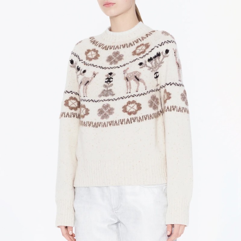 샤넬 풀오버 니트