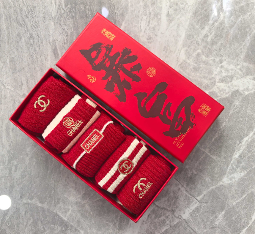 샤넬 캐시미어 양말 세트