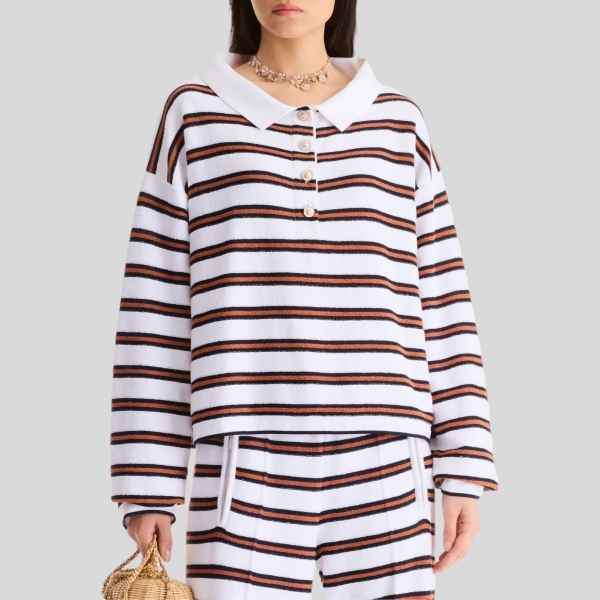 샤넬 스트라이프 풀오버