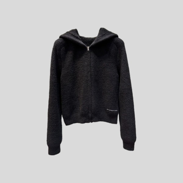 알렉산더왕 후드 니트 가디건