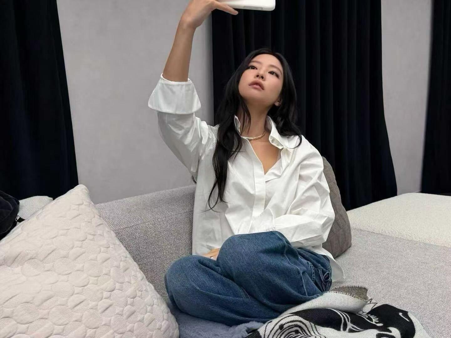 샤넬 워싱 데님 진