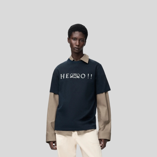 로에베 레귤러 핏 티셔츠