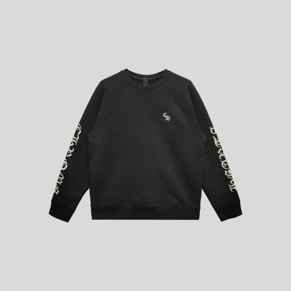 크롬하츠 자수 크루넥 스웨트셔츠