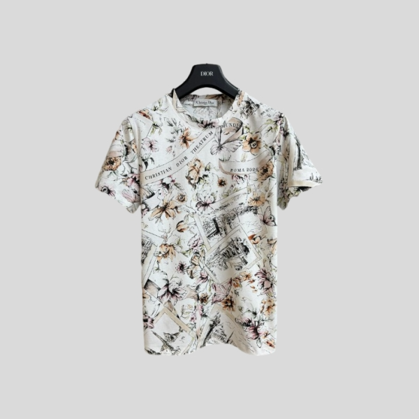 디올 로마 기념 메달 티셔츠