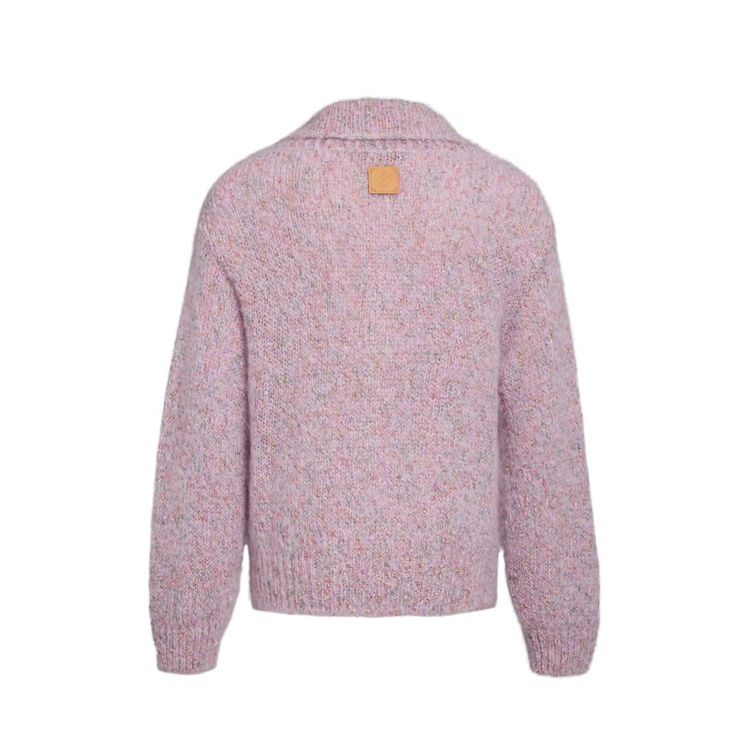 루이비통 트위드 모헤어 가디건