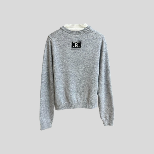 샤넬 페이크 투피스 스웨터