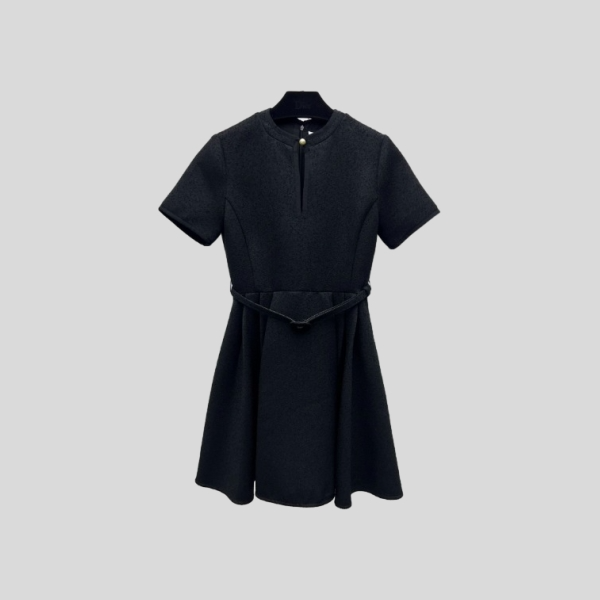 디올 플레어 벨트 드레스(2color)