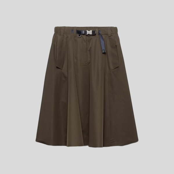 프라다 기능성 소재 서클 스커트