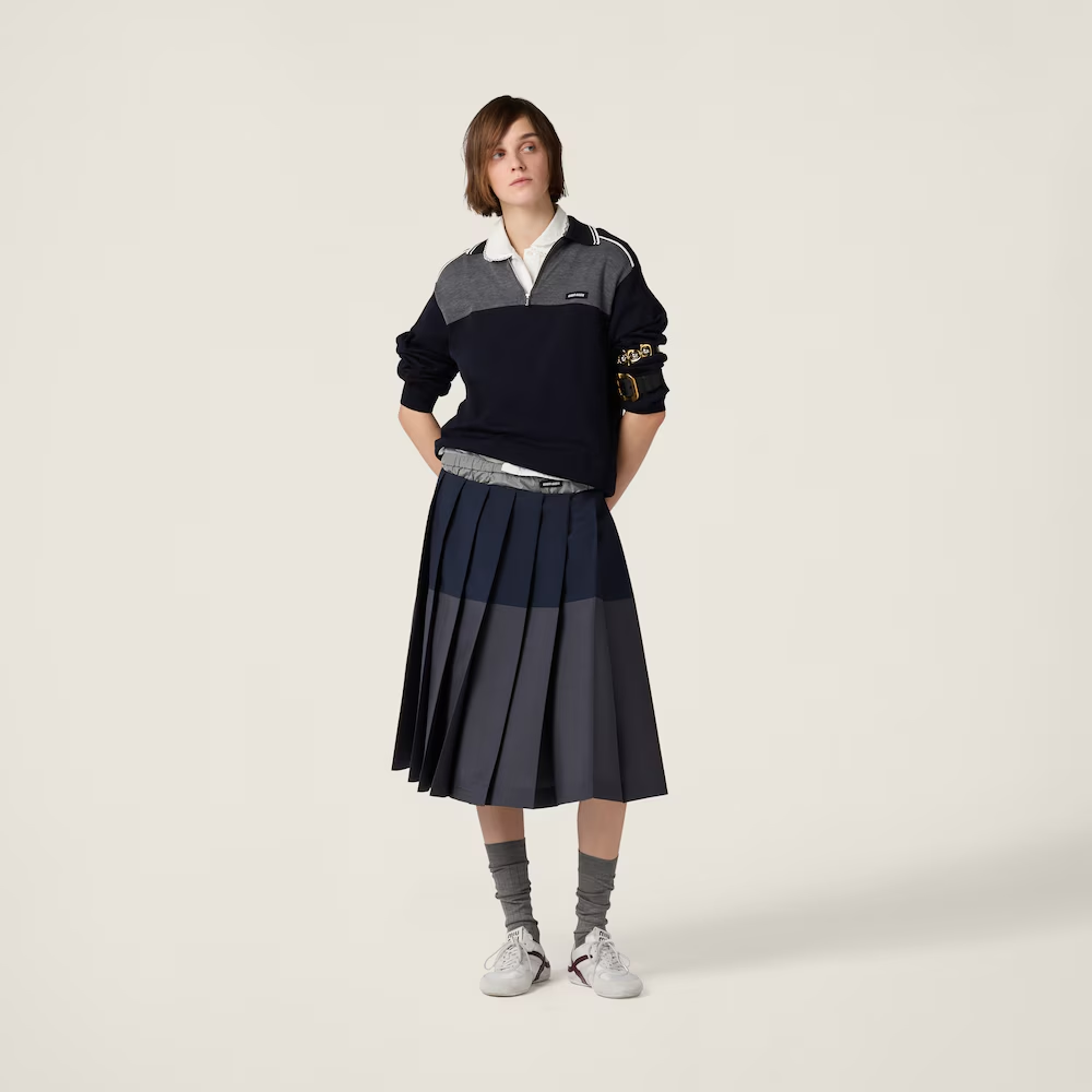 미우미우 코튼 폴로 셔츠