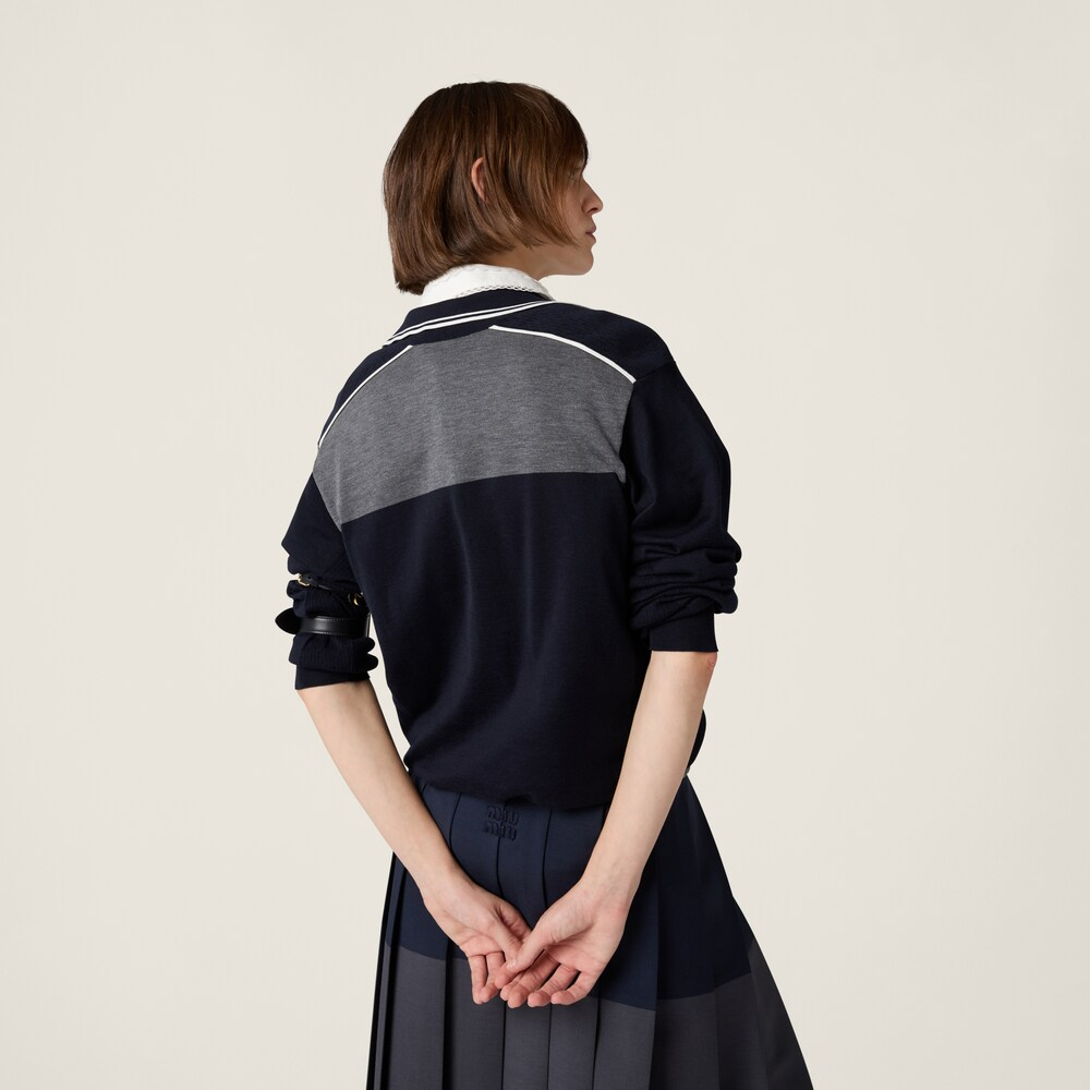 미우미우 코튼 폴로 셔츠