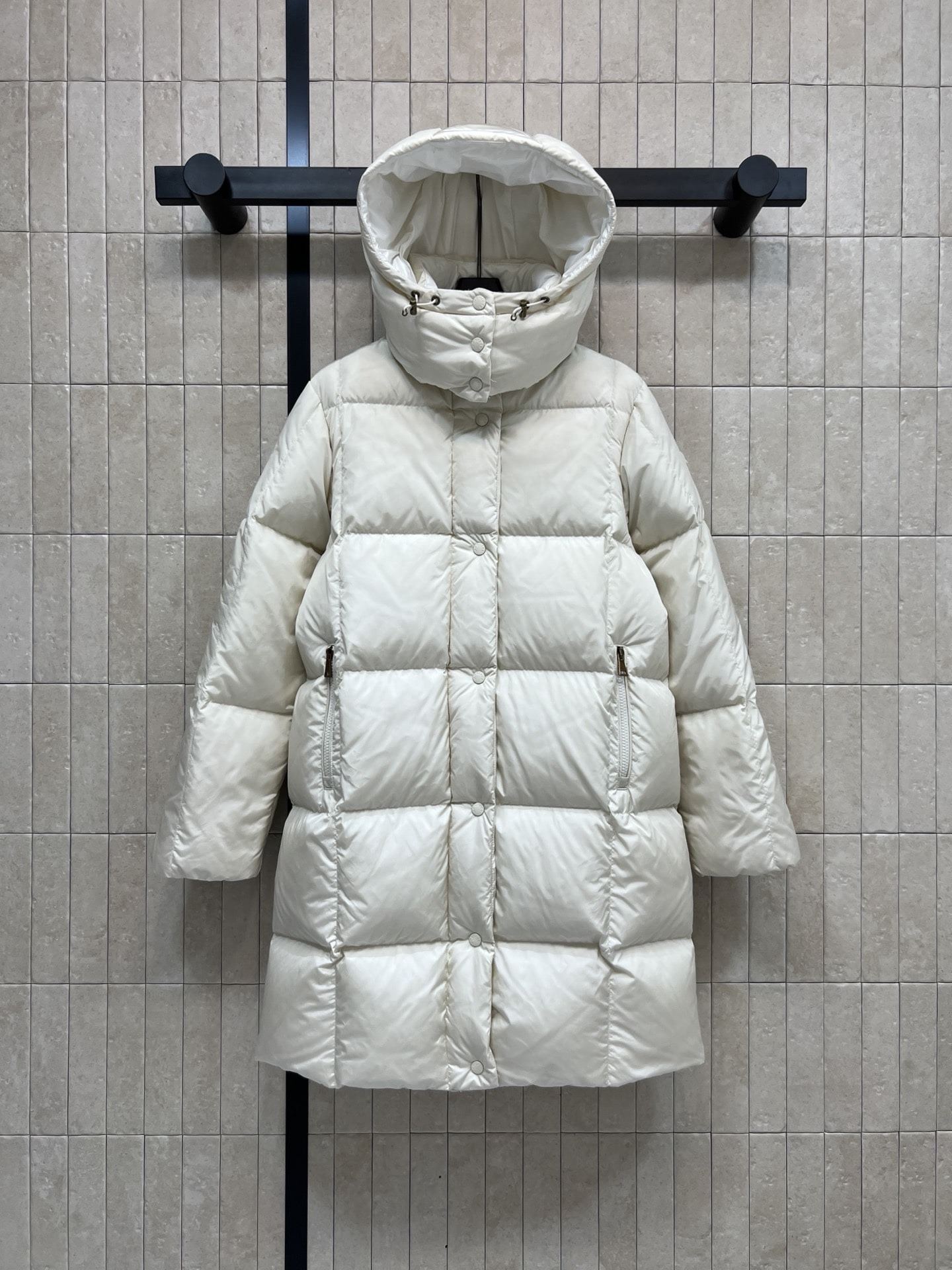 몽*레르 25 신상 후드 하이넥 롱패딩