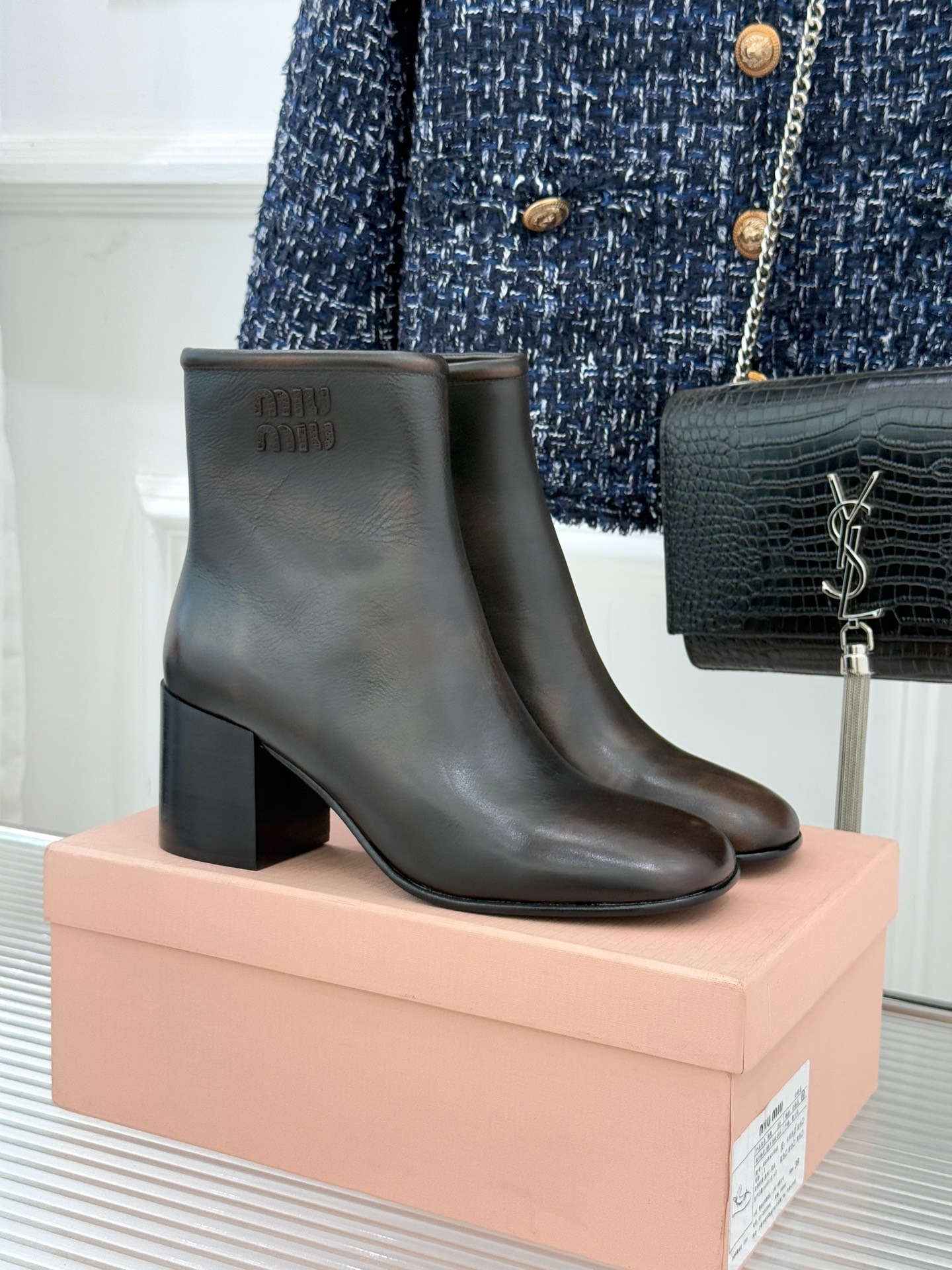 미*미* 25WF 신상 빈티지 앵클부츠