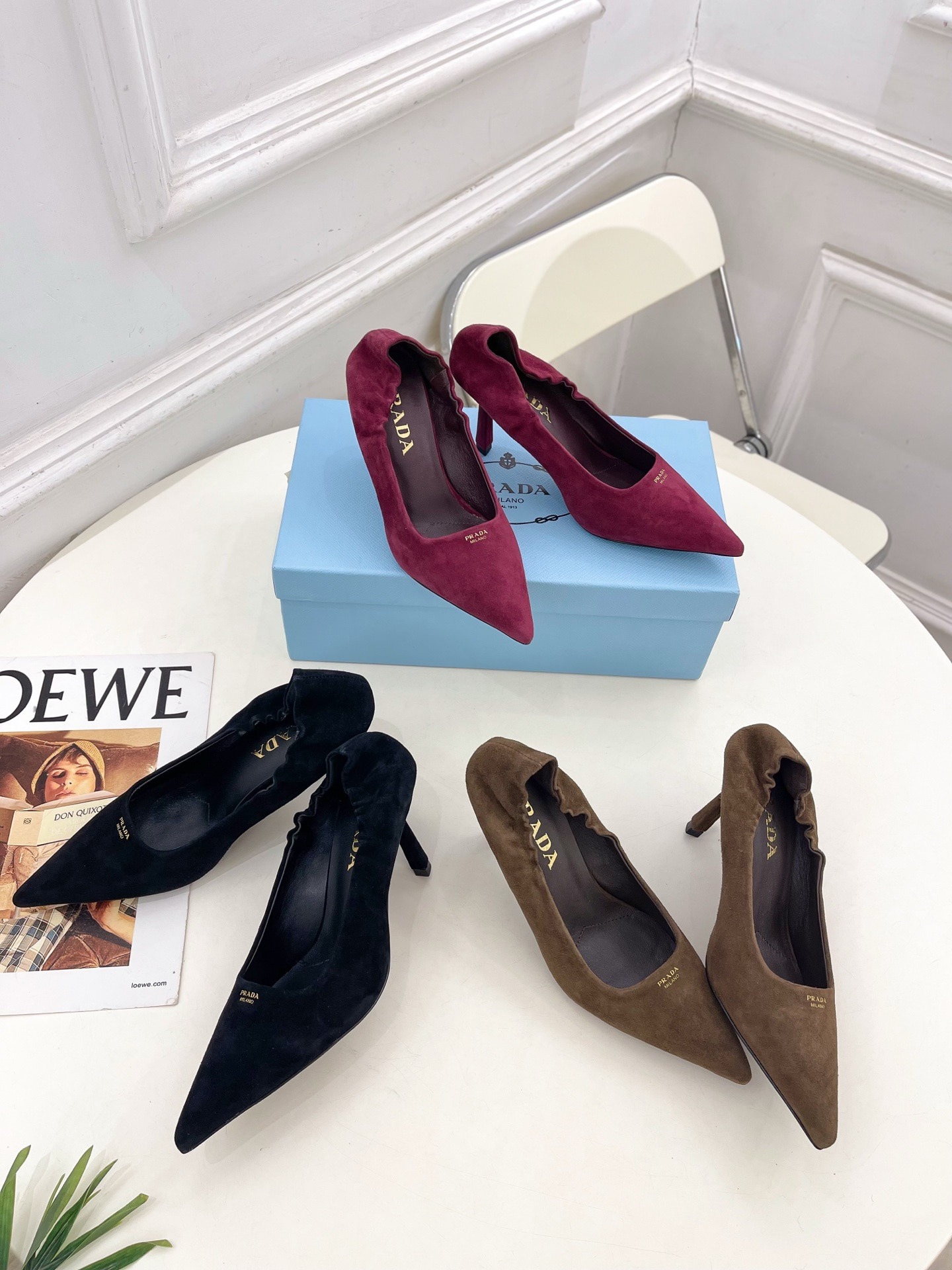 프*다 26 스틸레토 펌프스힐