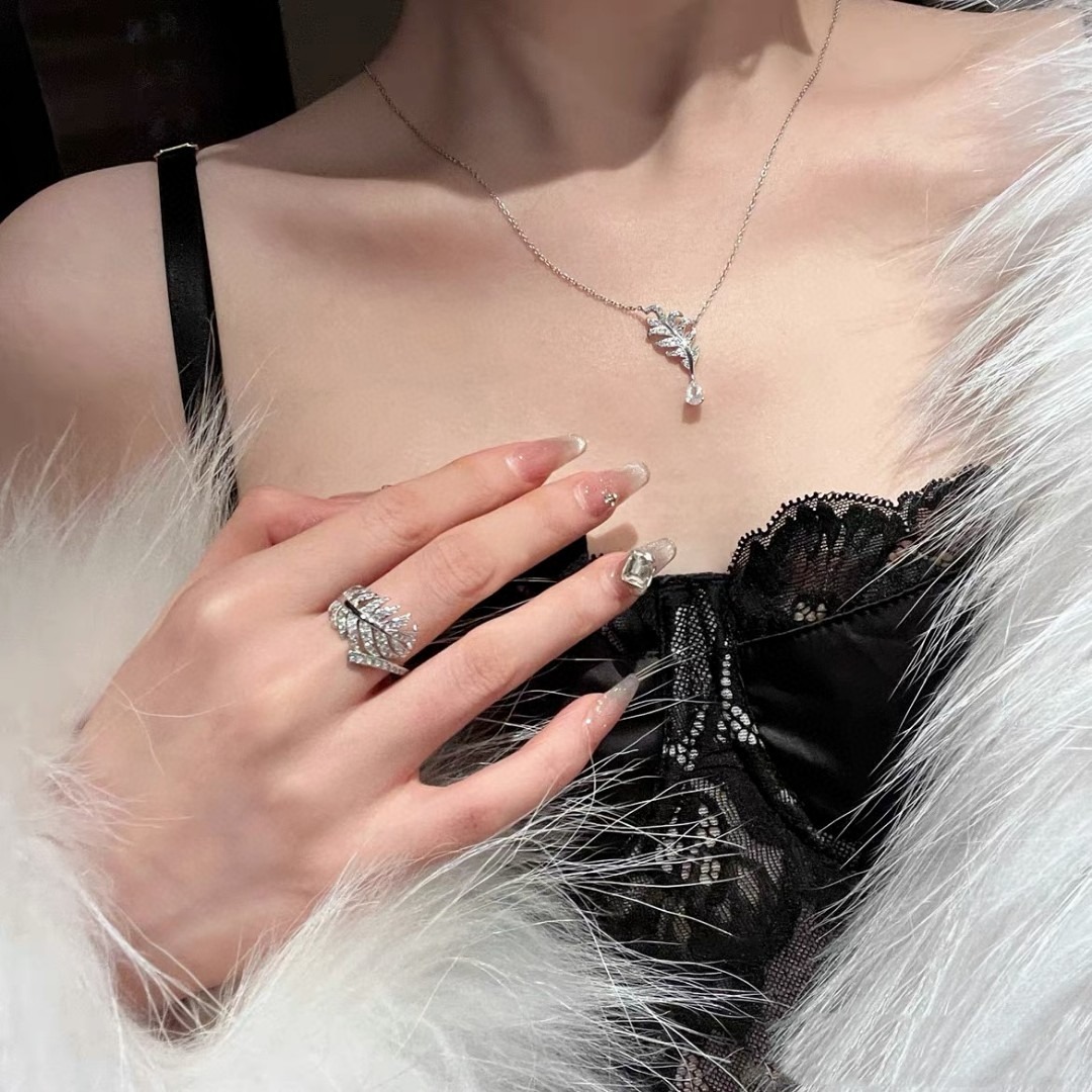 샤* lume 깃털 반지